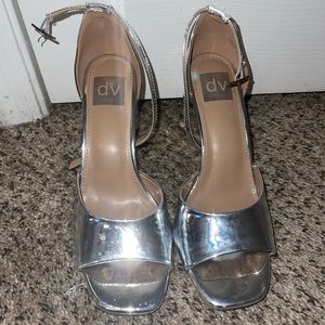 Dolce Vita silver heels